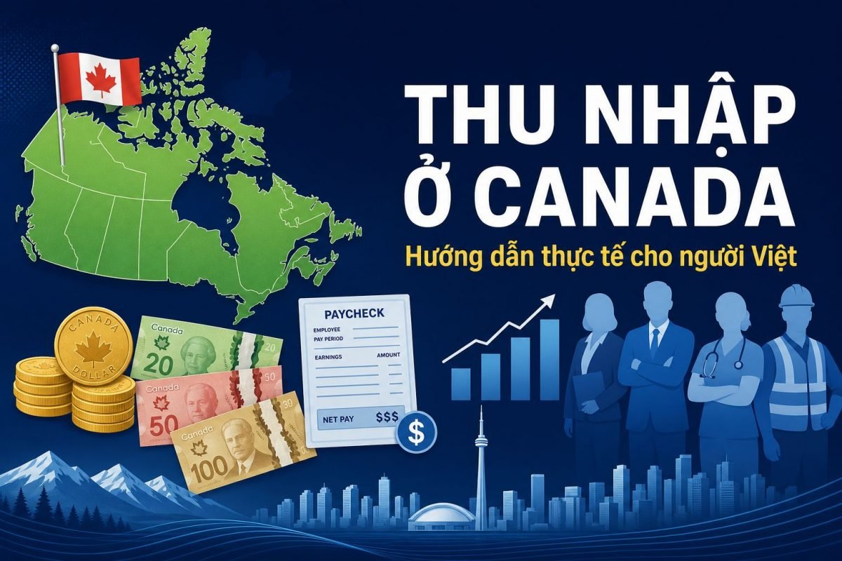 Thu nhập ở Canada — Tổng quan thực tế cho người Việt