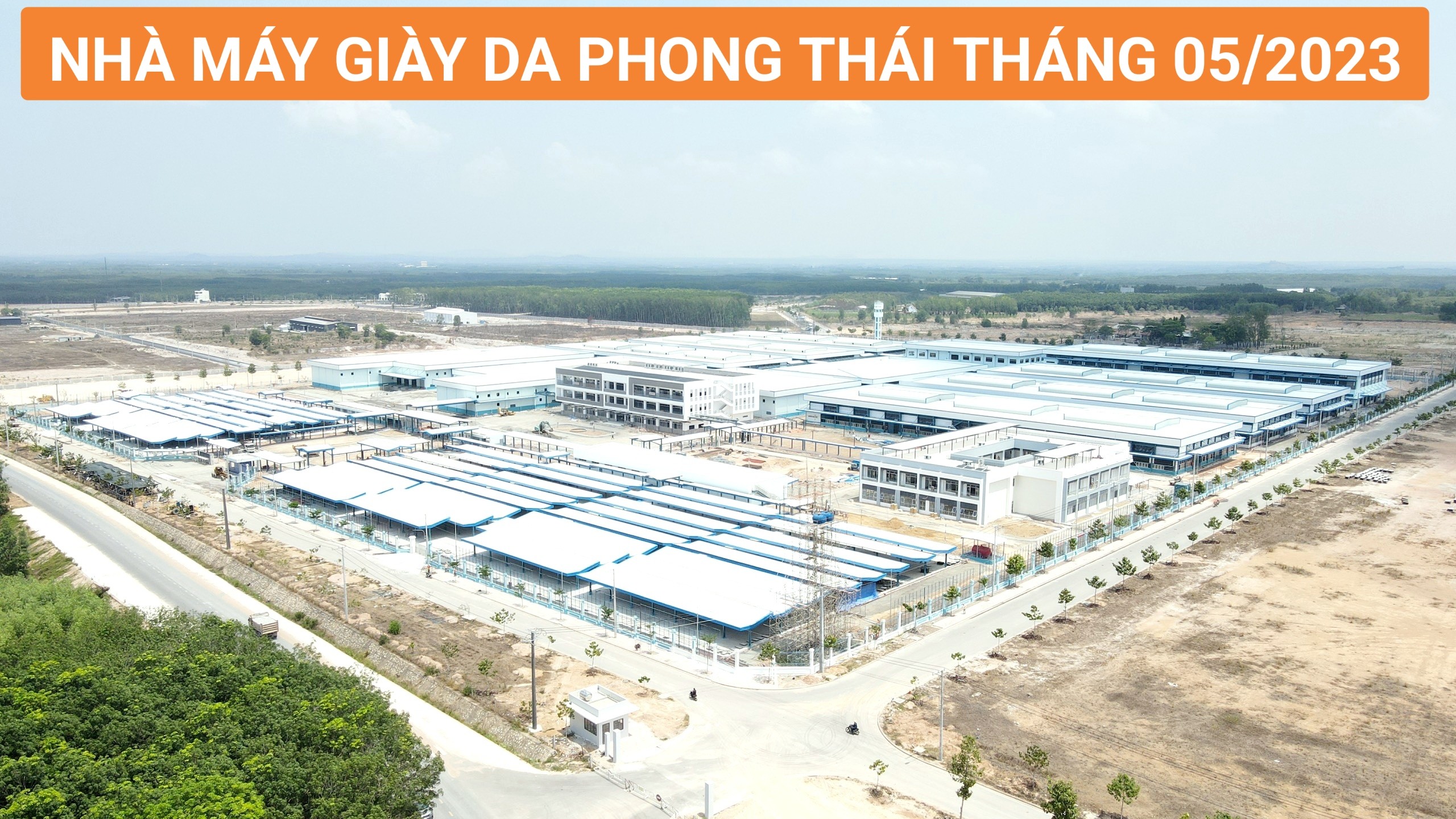 Đất nền cạnh 200ha KCN có nhà máy quy mô 10.000 công nhân vừa cất nóc, tháng tới vào hoạt động.