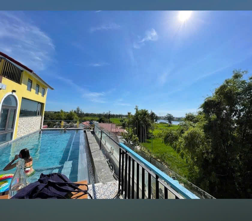 Bán villa view lúa Trà Quế cực chill với 530mv đất giá chỉ 15,5 tỷ.