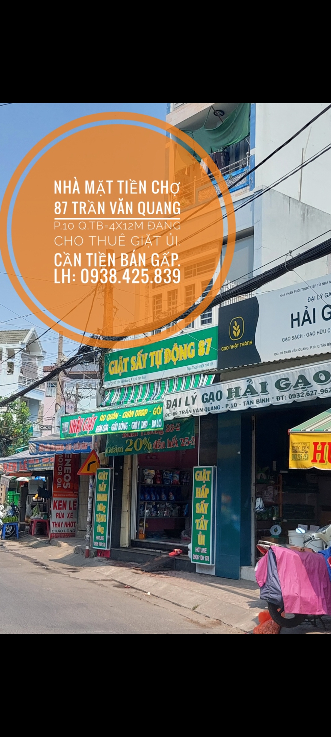 Nhà mặt tiền- Gía sốc- Ngay chợ TVQ