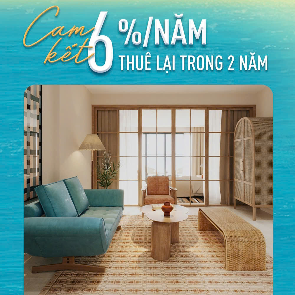 Libera Nha Trang cách biển vài bước chân,cam kết thuê lại 6%,full nội thất