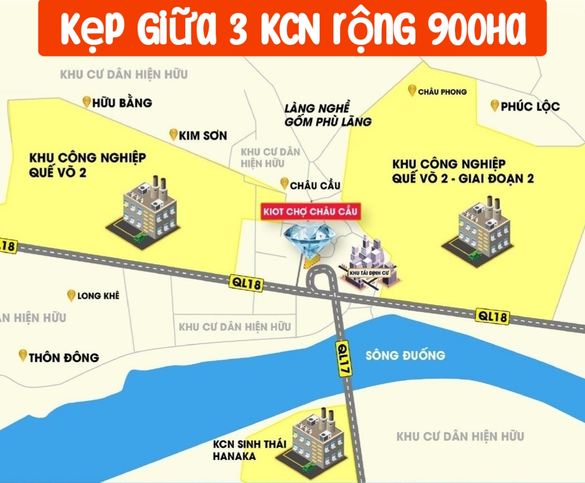 Em bán kiot 2 tầng hiện đại giữa trung tâm 900ha KCN, đông đúc công nhân sinh sống