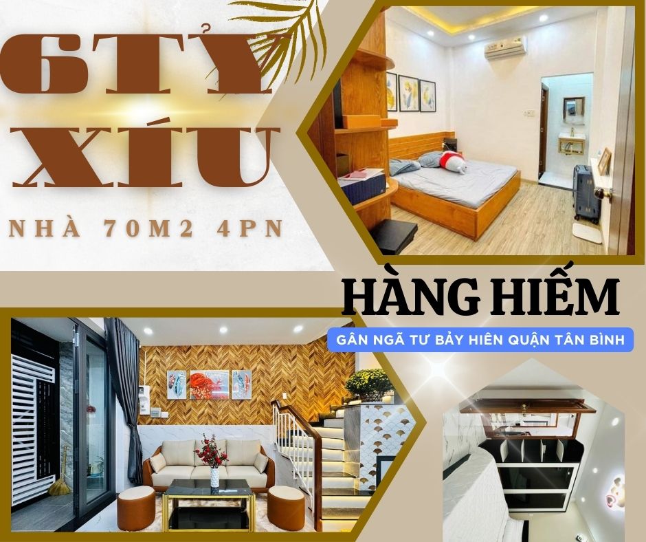 Kiếm đâu ra nhà hẻm xe hơi ngang 4.5mX15m gần chợ Tân Bình 6tỷ xíu