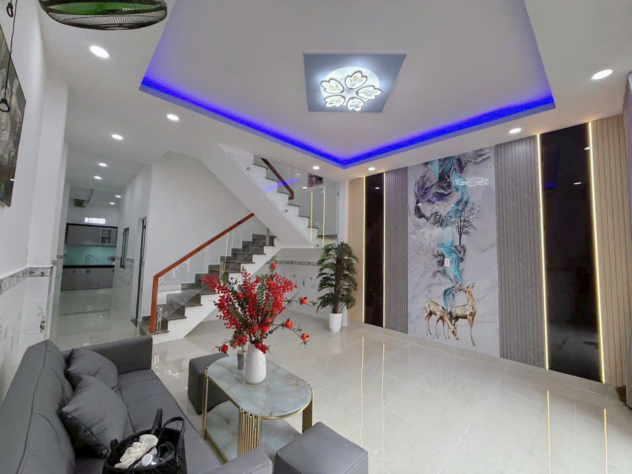 Nhà mới rất đẹp dt khủng 59m2 1 lầu 4,5mx13m thạnh lộc 29 q12