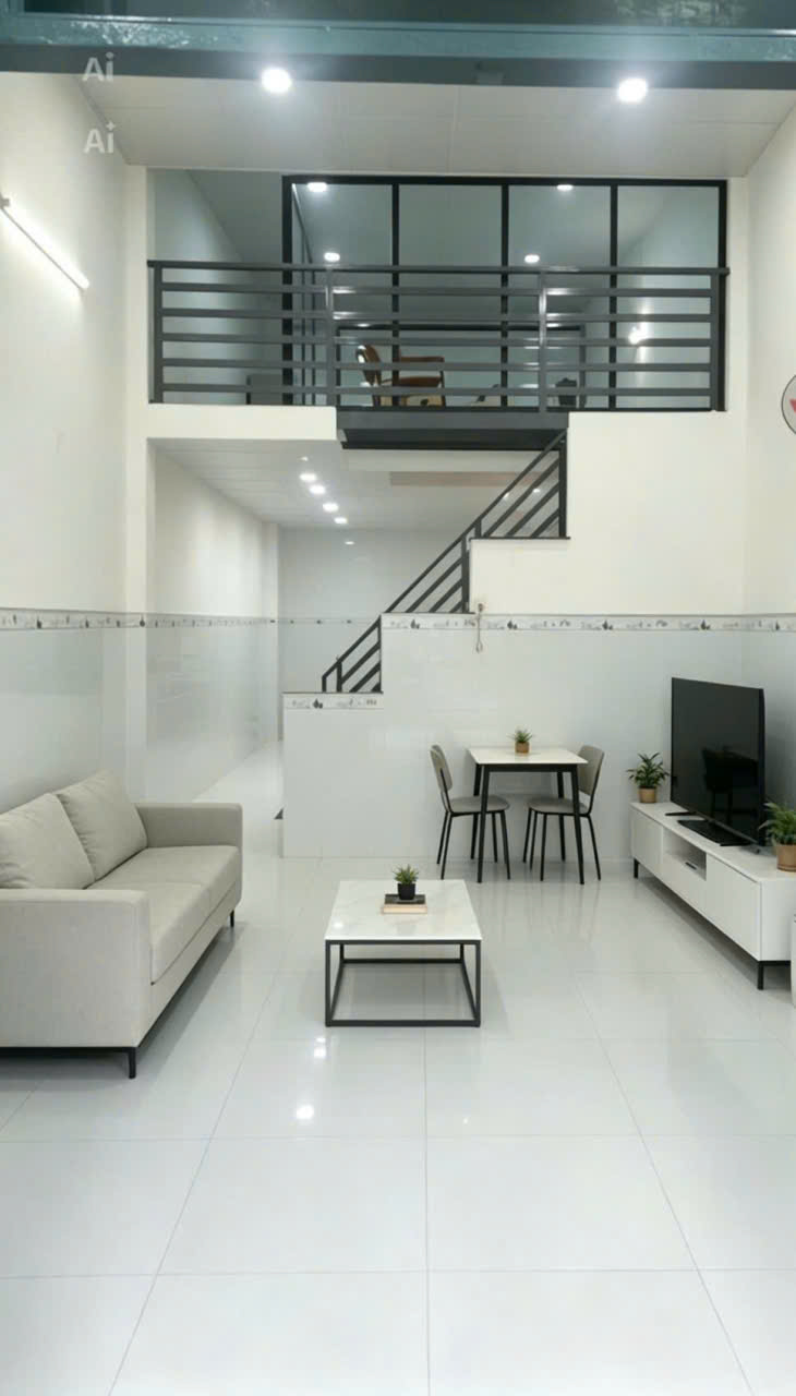 Nhà mới đúc lửng 4mx14m hiệp thành quận 12