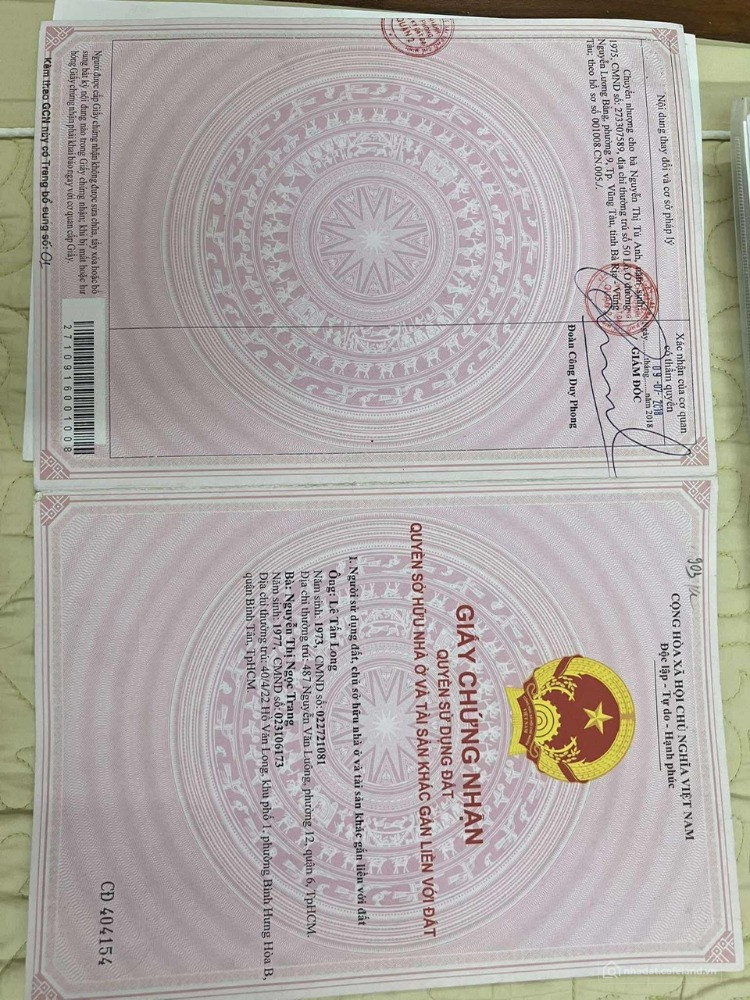 CẦN BÁN NHÀ MẶT TIỀN ĐƯỜNG NGUYỄN ĐÔN TIẾT, NGANG 4 X 23