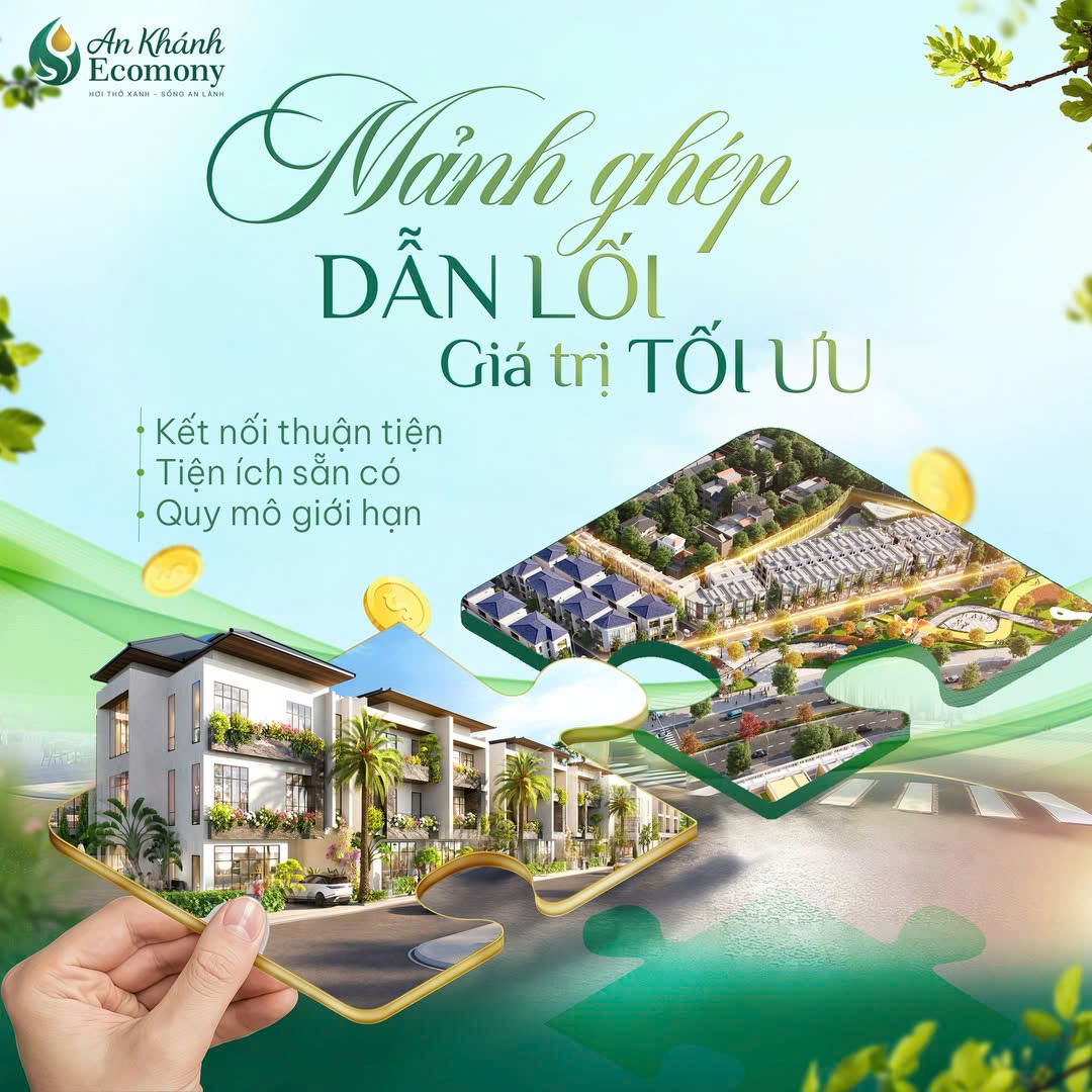 Liền kề 2 mặt tiền. Dự án đang hót nhất phía bắc An Khánh - Hà Nội ( Ecomony