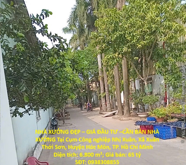 NHÀ XƯỞNG ĐẸP – GIÁ ĐẦU TƯ –CẦN BÁN NHÀ XƯỞNG Tại CỤM CÔNG NGHIỆP NHỊ XUÂN,