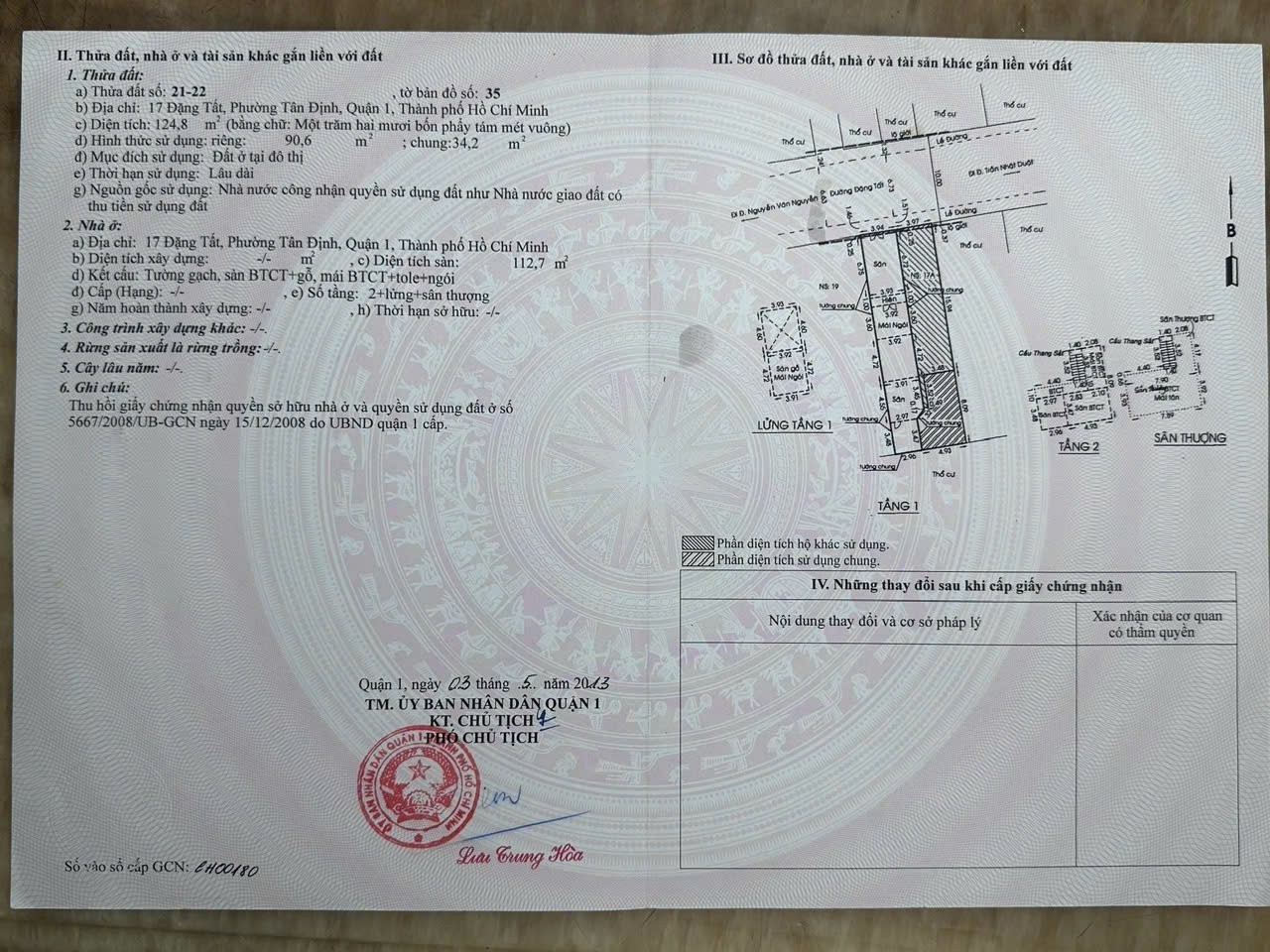 HOT CHÍNH CHỦ CẦN BÁN NHANH LÔ ĐẤT ĐẦU TƯ SINH LỜI tại phường Tân Định, quận 1,