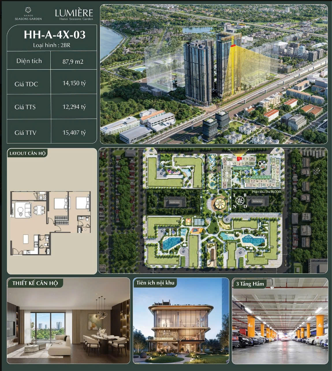 ✨ CĂN HỘ 2PN TẠI MASTERISE HANOI SEASONS GARDEN: LỰA CHỌN ĐẲNG CẤP GIỮA LÒNG HÀ