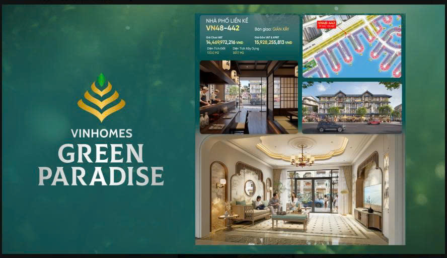 ĐẦU TƯ SHOPHOUSE VINHOMES GREEN PARADISE CẦN GIỜ – ĐÓN ĐẦU SIÊU ĐÔ THỊ BIỂN