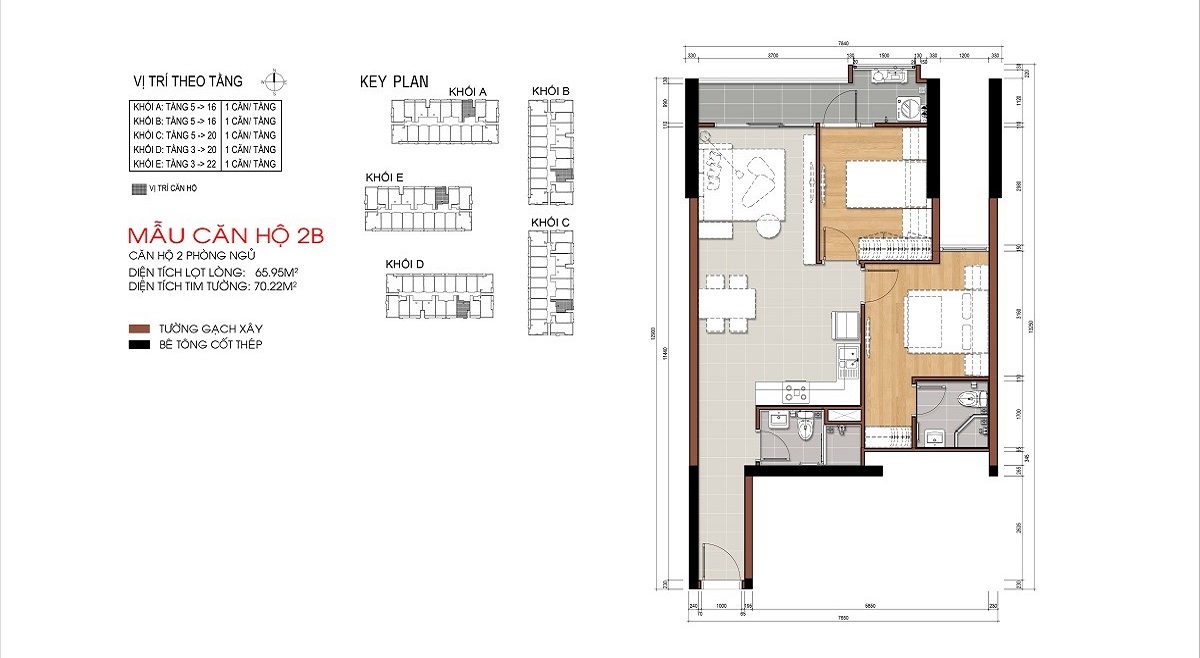 Cần bán lại căn hộ 2PN dự án MT Eastmark City Tháp E tầng 9