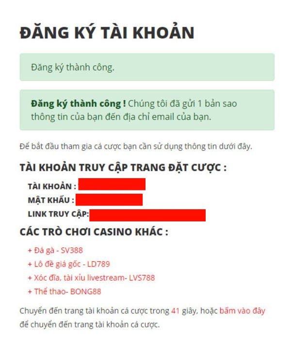 Cách đăng ký tài khoản Bóng 88