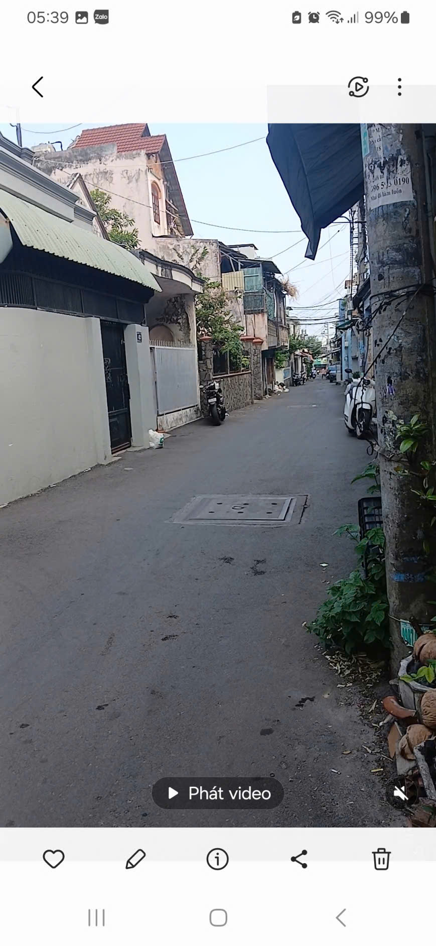 CHO THUÊ NHÀ NGUYÊN CĂN MẶT TIỀN ĐƯỜNG CHỢ 275 HIỆP PHÚ