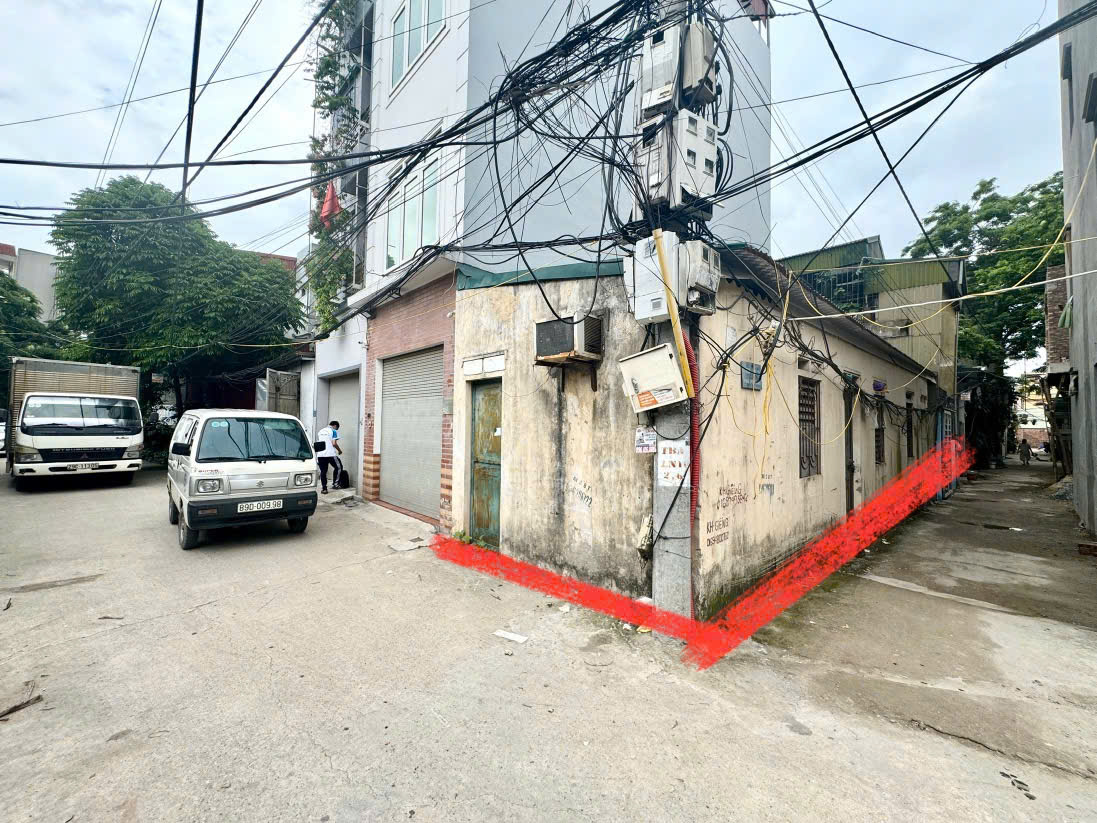 Bán đất thúy lĩnh 46M lô góc 2 mặt đường ô tô tránh kinh doanh hoàng mai