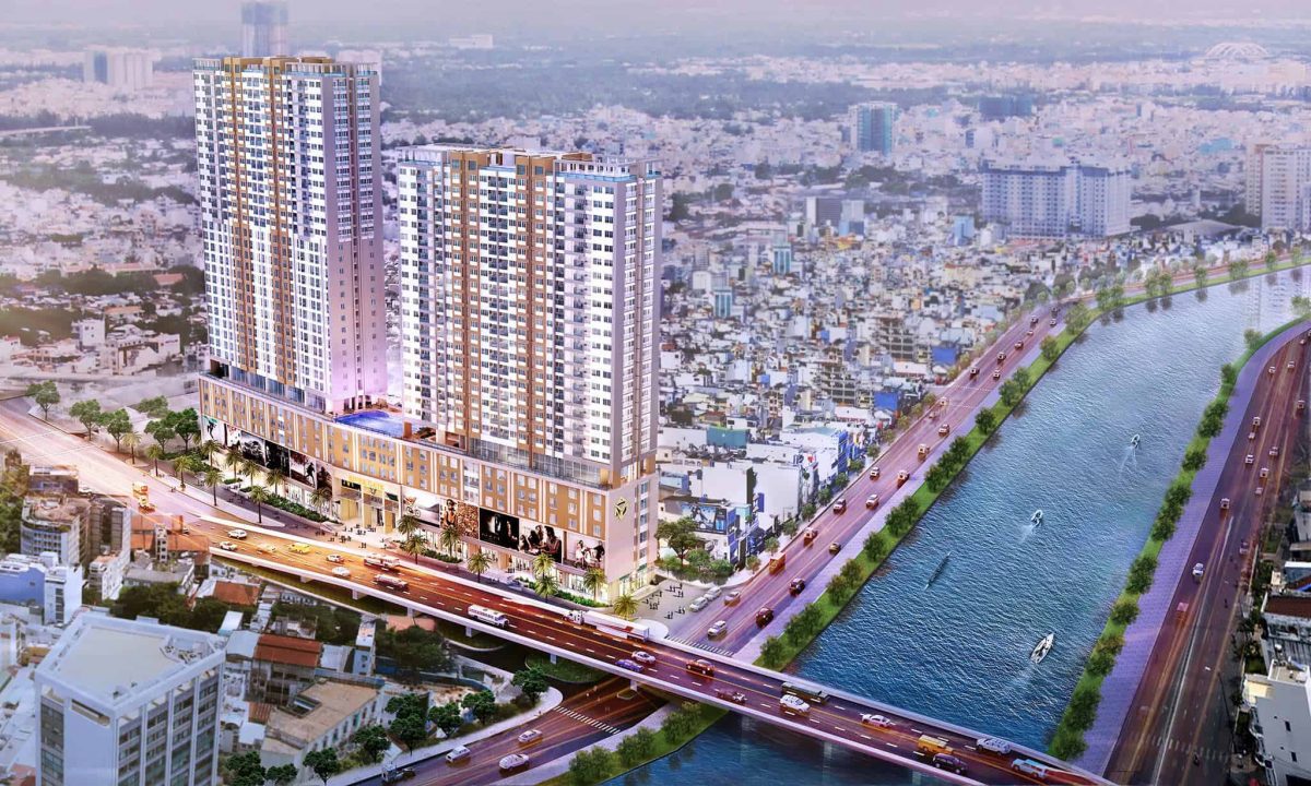 Bán RiverGate 3PN 2WC, 110m2, tầng cao, view sông, 9,4 tỷ