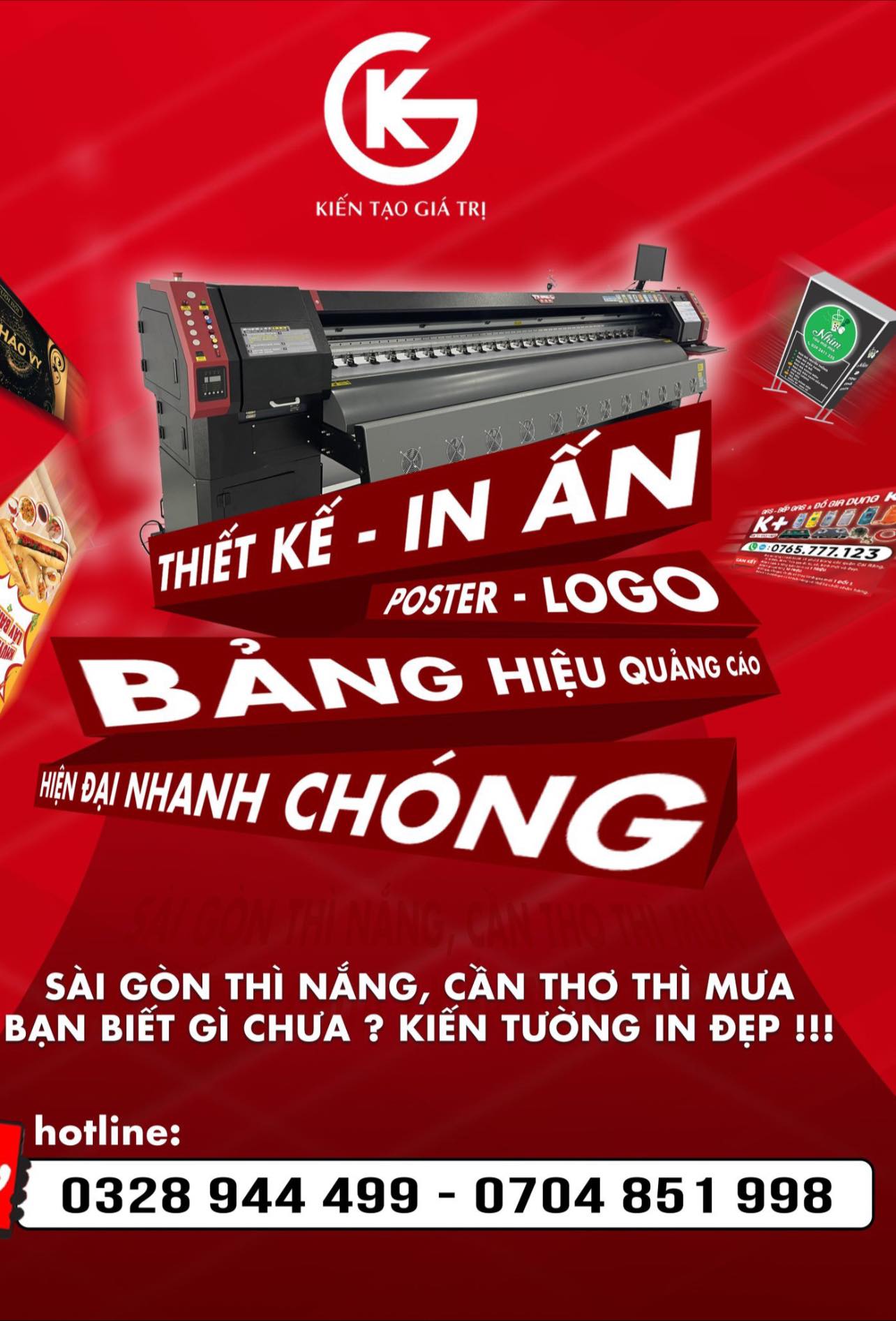 Thiết kế - In ấn - Thi công - Sản xuất - GIÁ RẺ