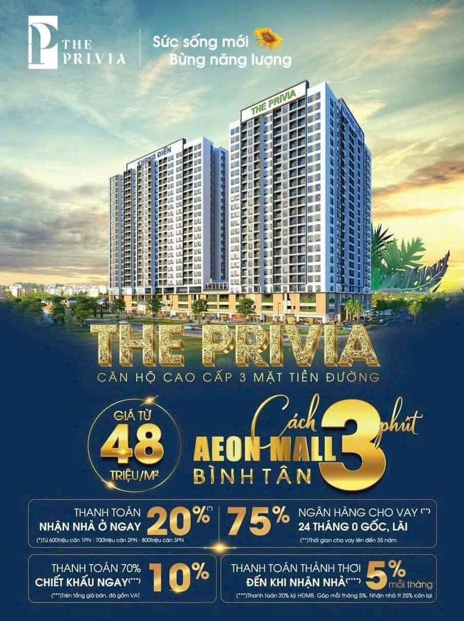 Căn hộ dự án Privia Khang Điền - Bình Tân