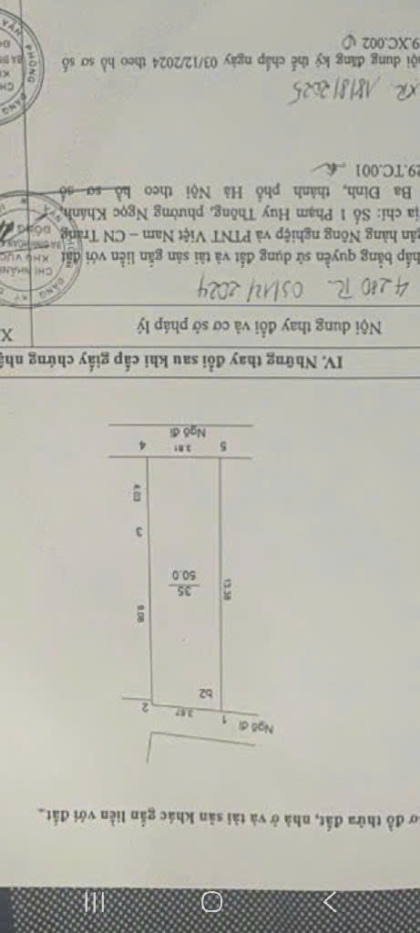 Hiếm: lô đất trung tâm Đống Đa – 50m², sổ đỏ chính chủ, giá chỉ 8.5 tỉ!