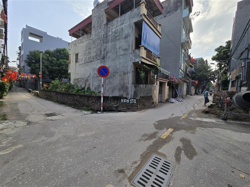 Bán đất thúy lĩnh 58M lô góc 2 mặt tiền ô tô tránh dừng đỗ vào đất hoàng mai