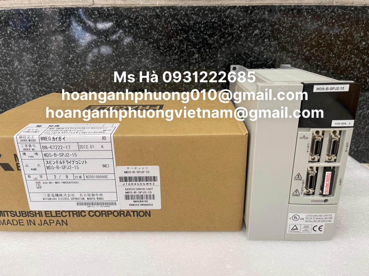 Bộ truyền động trục chính MDS-B-SPJ2-15 mitsubishi - điều khiển