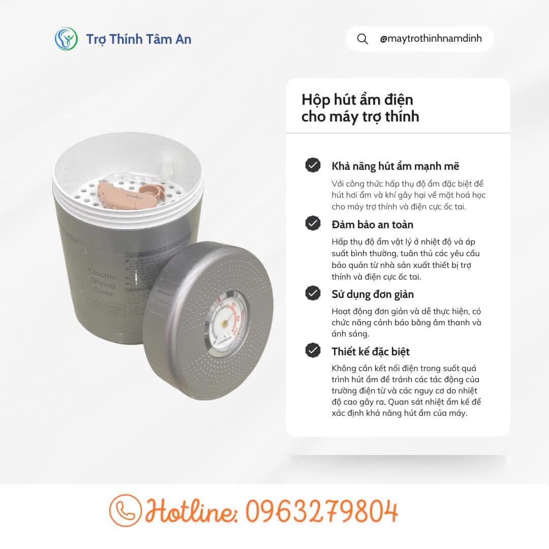 Hộp Hút Ẩm Điện – Bảo Vệ Máy Trợ Thính Bền Lâu Mỗi Ngày