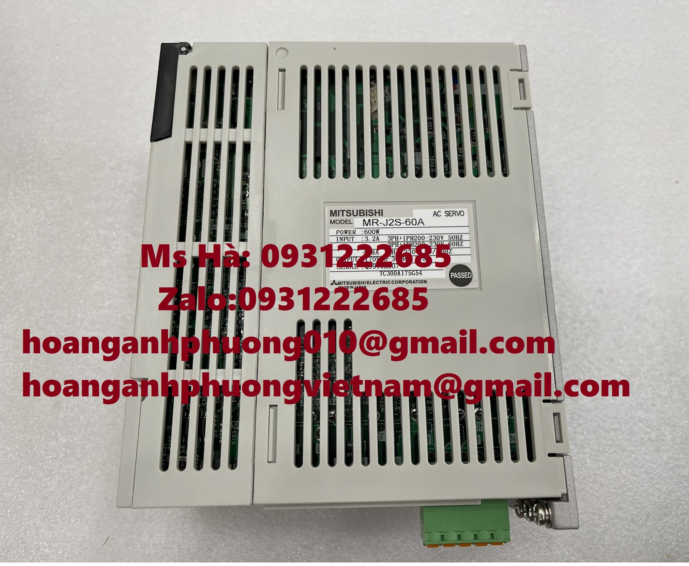 Servo điều khiển MR-J2S-60A mitsubishi hiệu năng cao - hàng mới