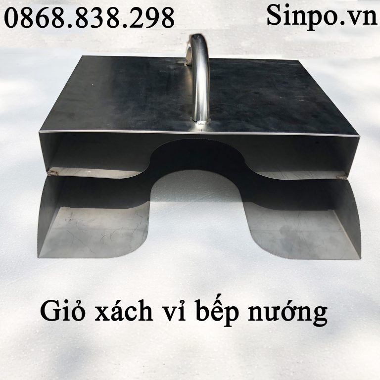 Giỏ xách vỉ nướng inox cho bếp nướng BBQ