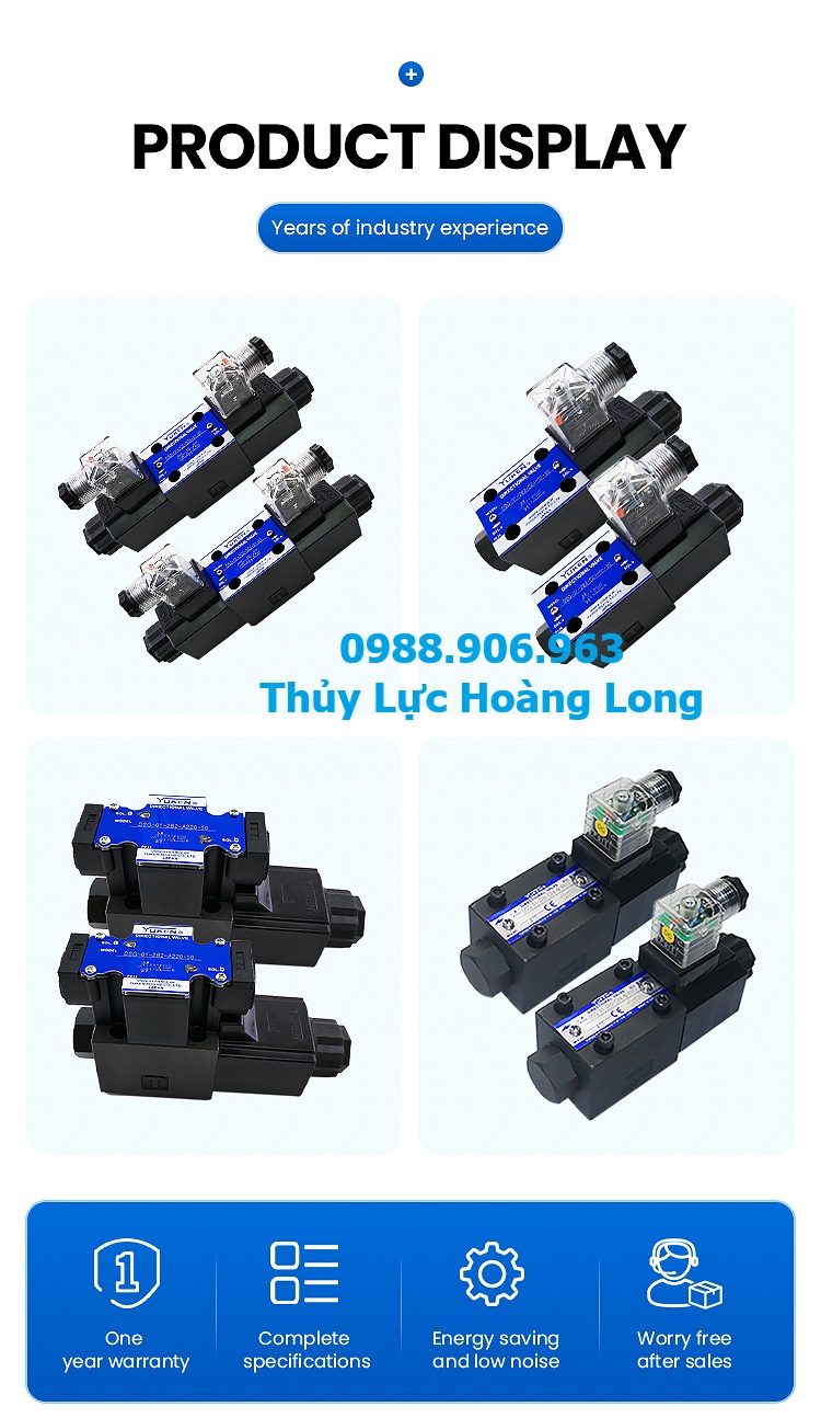 Van thủy lực 4/3, Van thủy lực 4/2, Van thủy lực 2/2