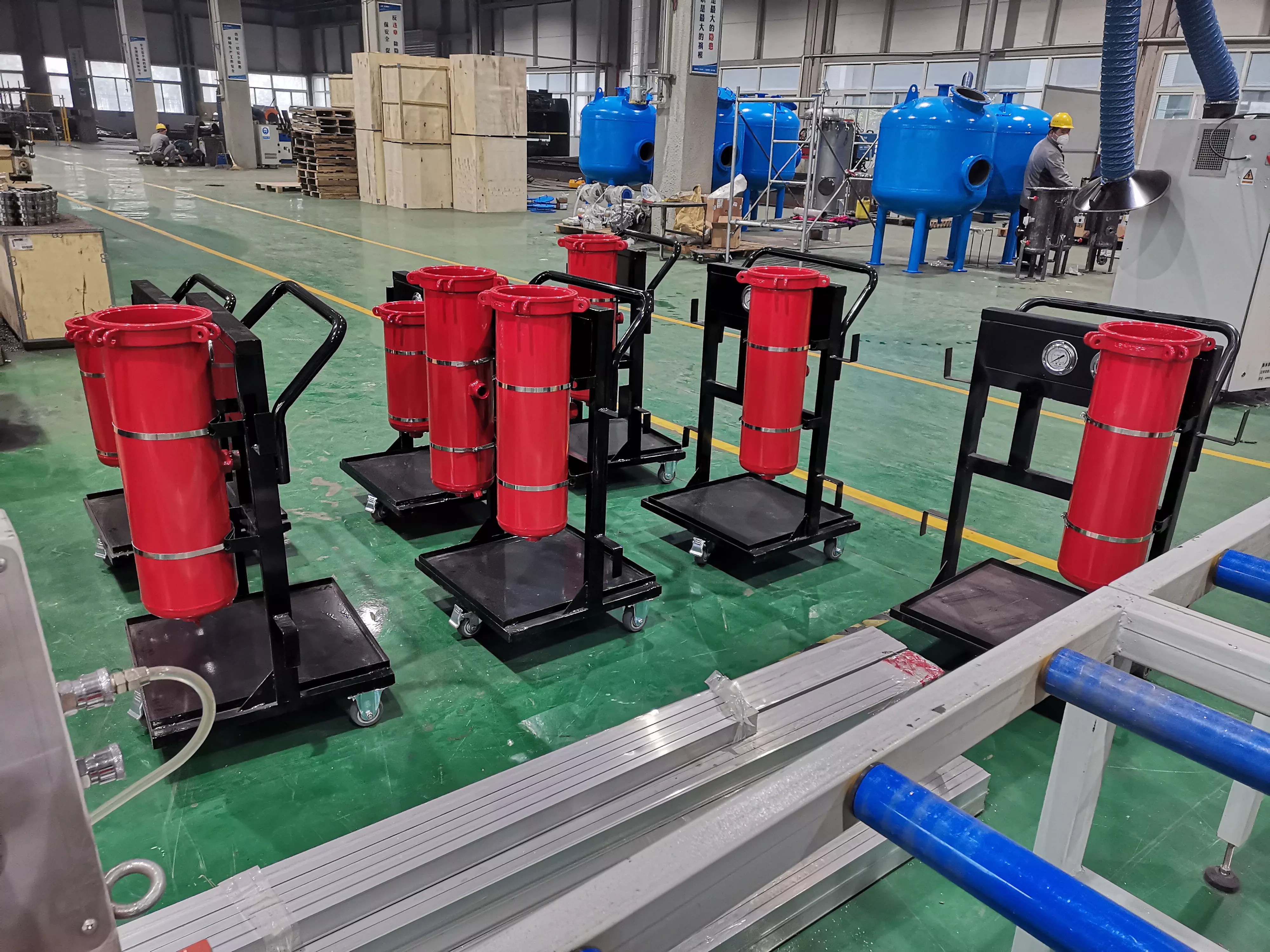 Xe lọc dầu thủy lực, Máy lọc dầu thủy lực di động