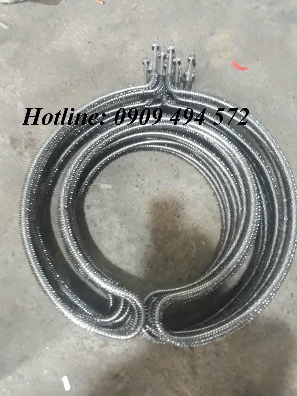 Điện trở sấy cánh tản nhiệt cây 2 đầu