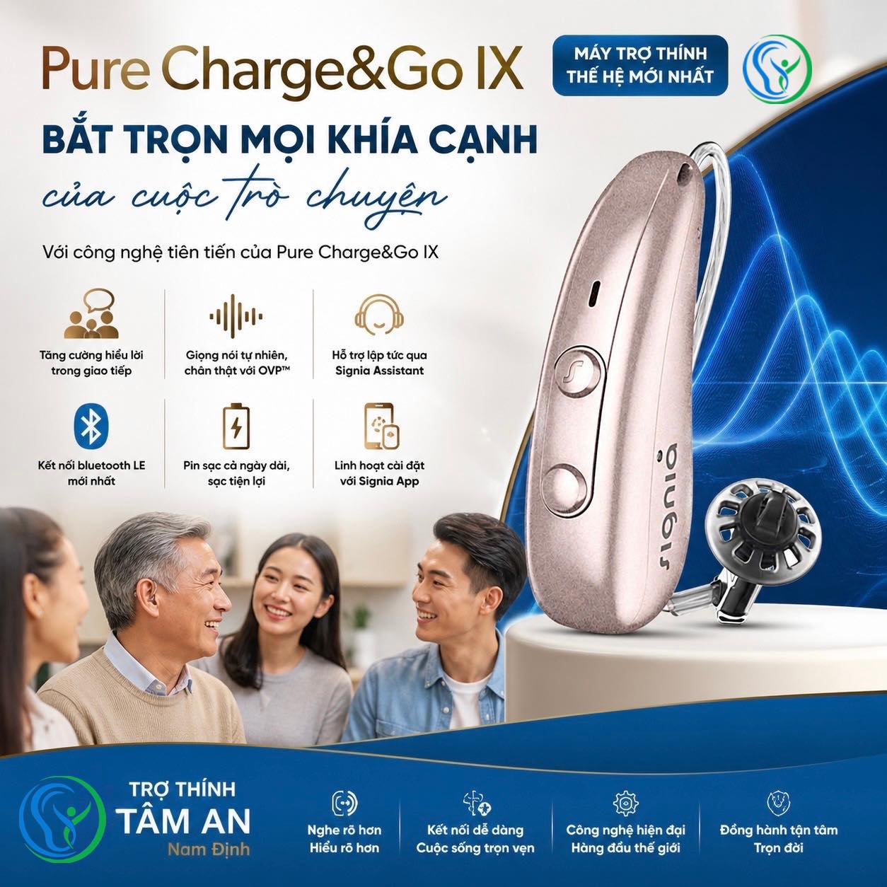 Máy trợ thính Signia Pure Charge&Go IX