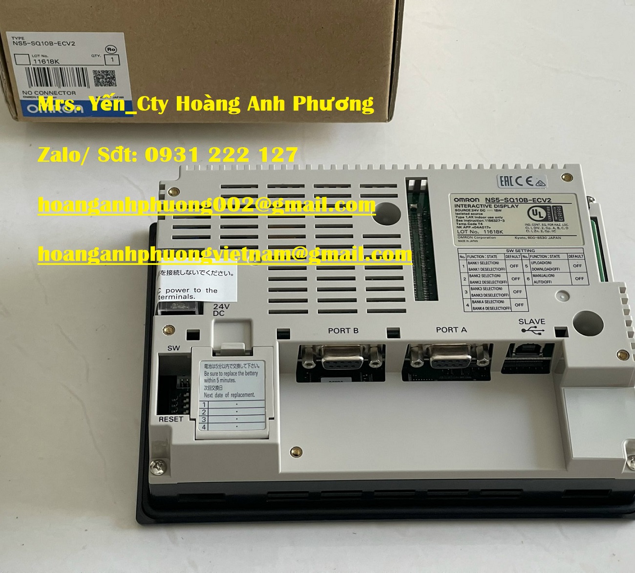 NS5-SQ10B-ECV2 | HMI Omron | Giá nhập khẩu trực tiếp