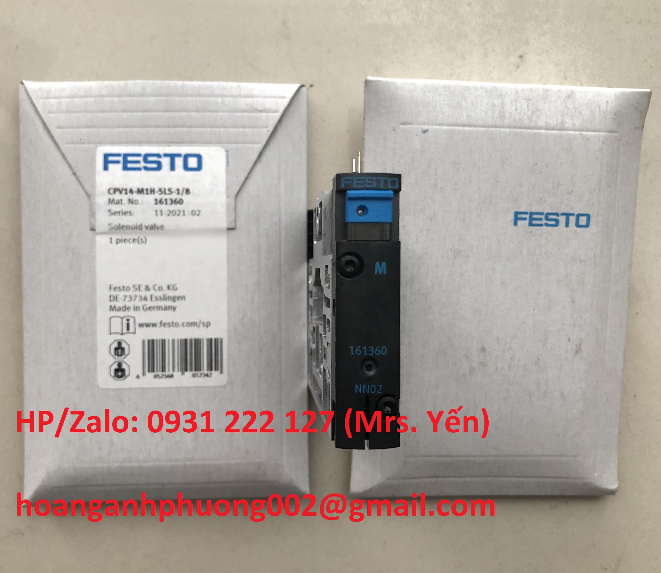 CPV14-M1H-5LS-1/8 (161360) Van khí Festo mới chính hãng