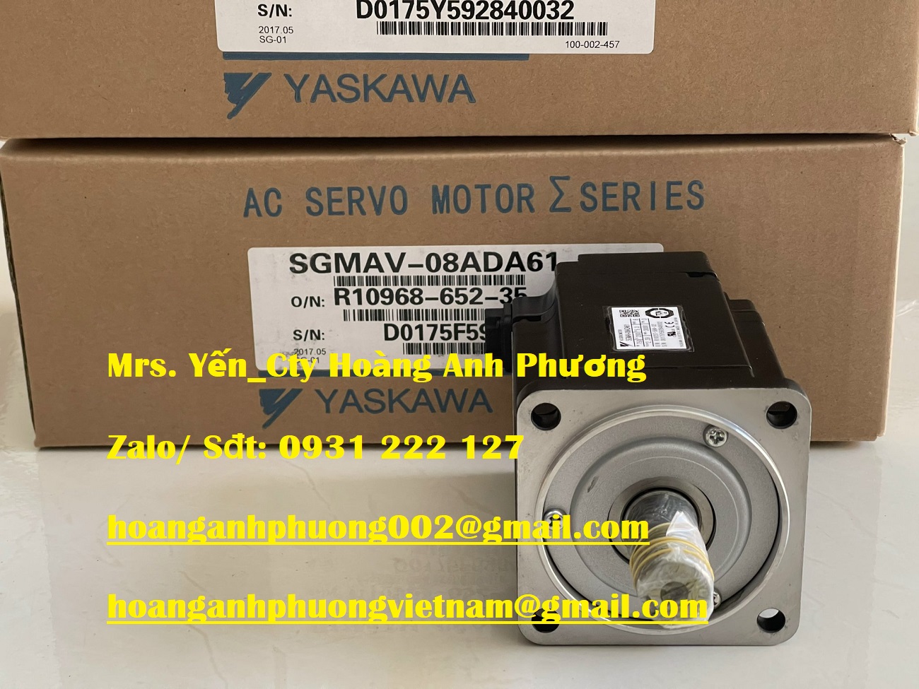 SGMAV-08ADA61 Động cơ Yaskawa | Giá nhập tốt tại Bình Dương