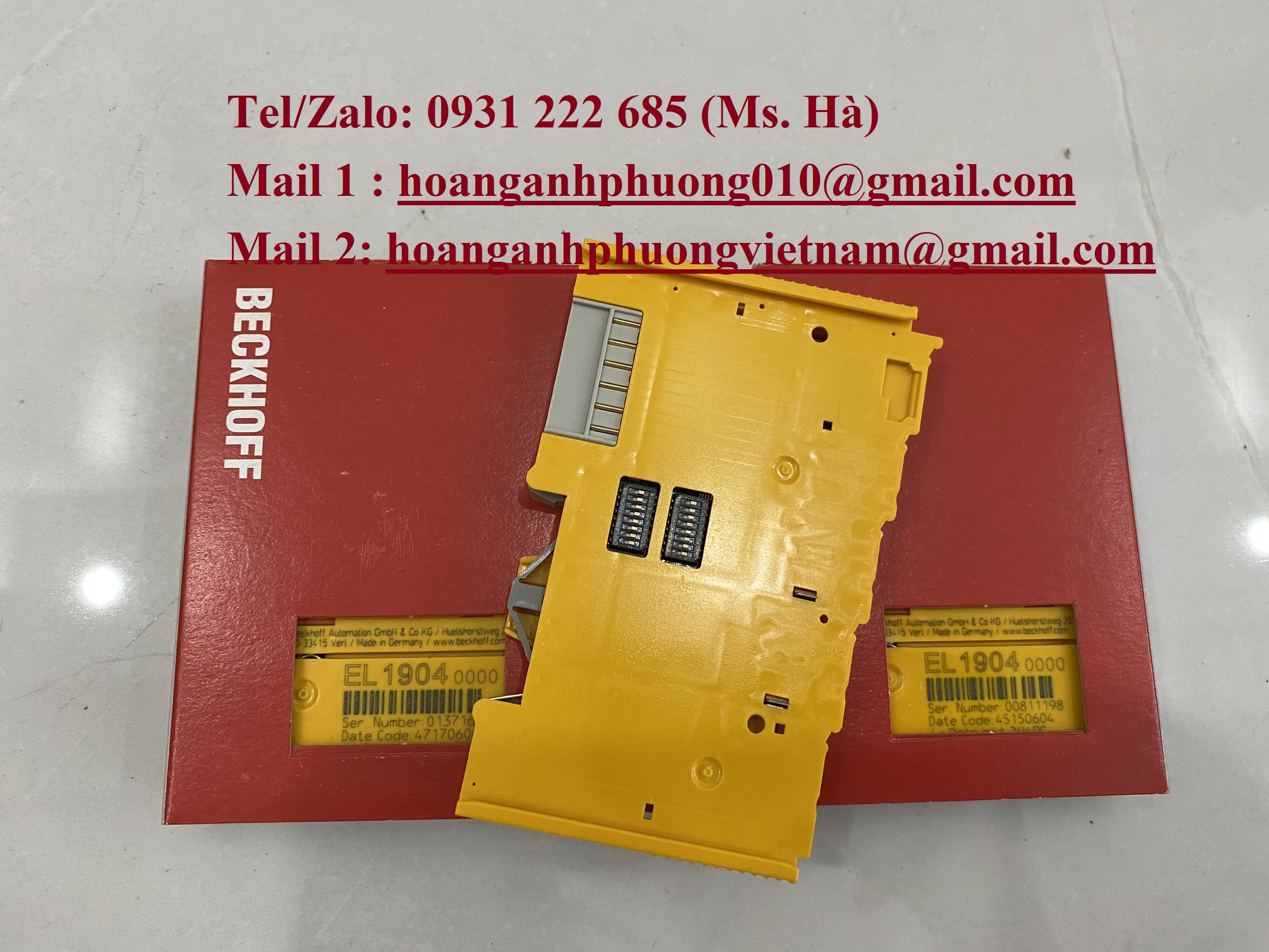 Beckhoff module nhận tín hiệu an toàn EL1904 giá tốt