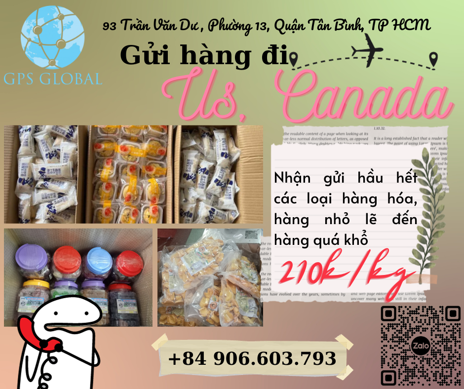 GPS Global Express - Vận Chuyển Đỉnh Cao Đến Mỹ và Canada!