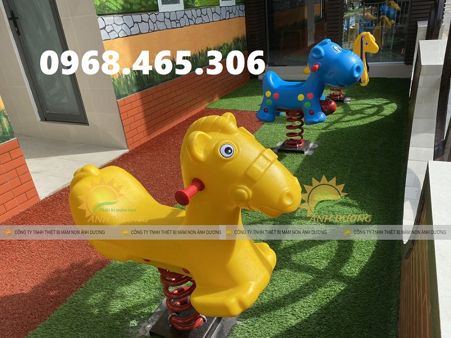Thú nhún lò xo dành cho trường mầm non, khu vui chơi, quán cafe