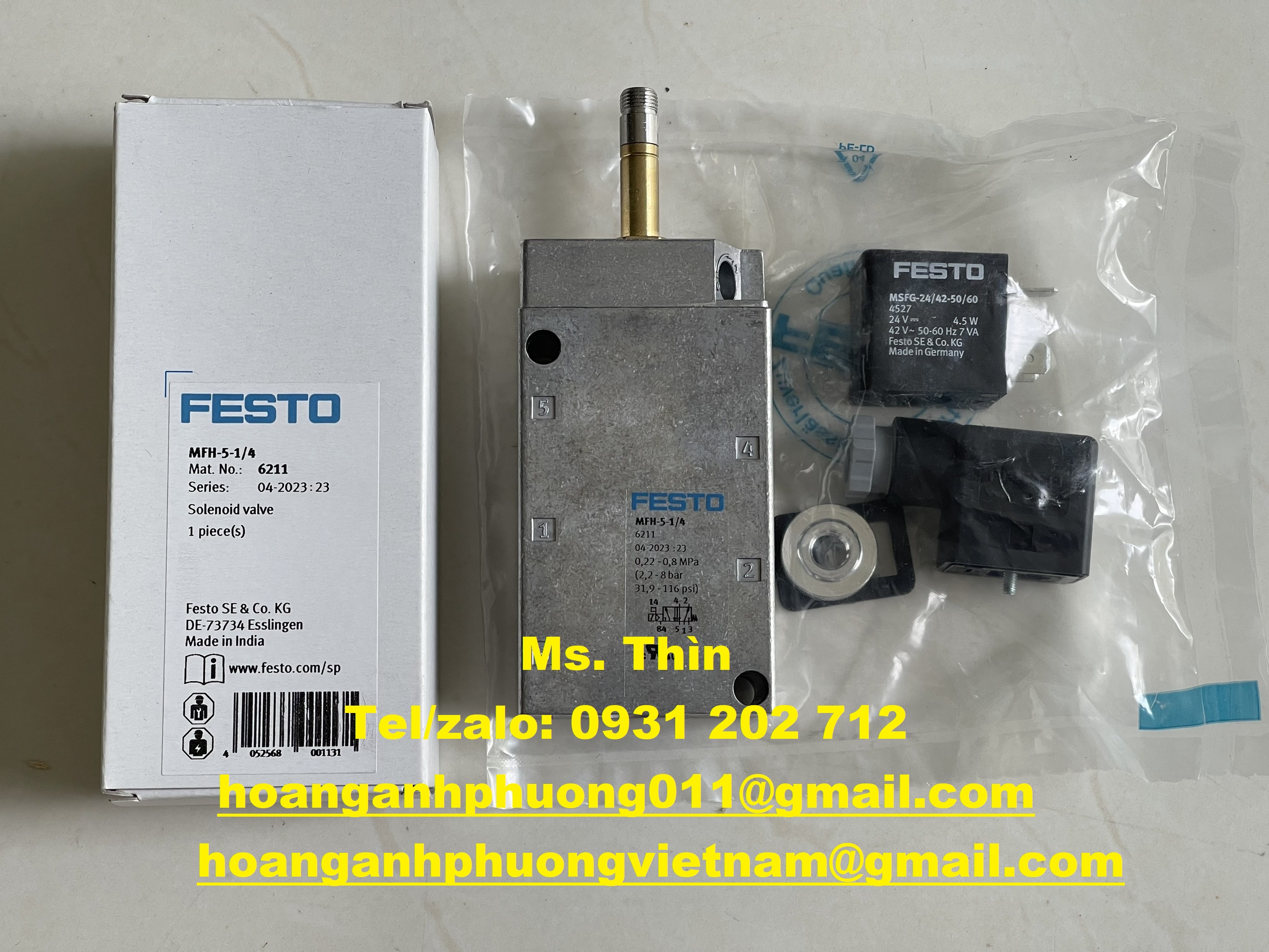 Van MFH-5-1/4 | Festo | hàng chính hãng | giá tốt | new 100%