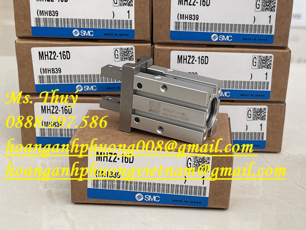 Xy lanh kẹp vuông góc MHZ2-16D - SMC nhập khẩu