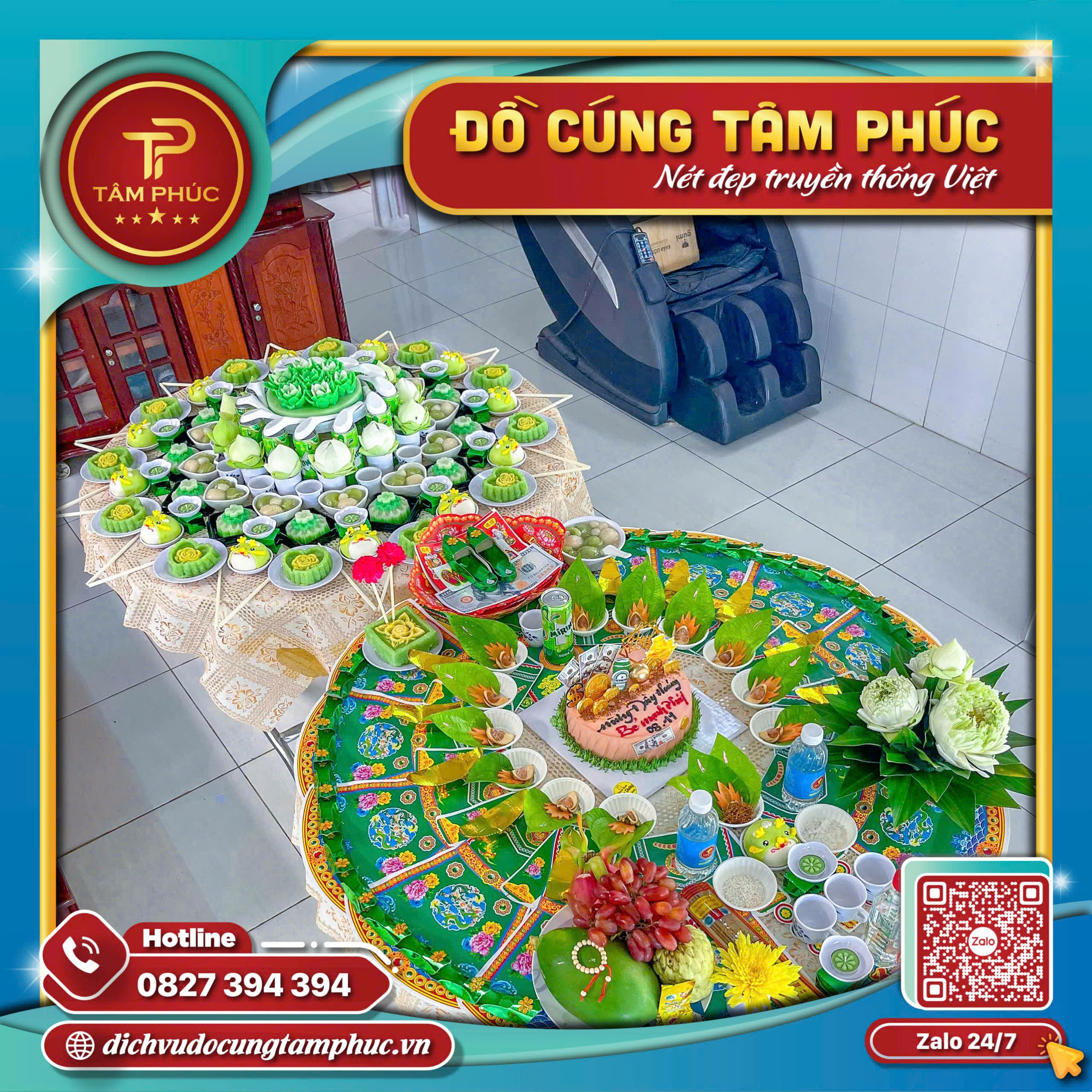 Dịch Vụ Mâm Cúng Đầy Tháng Trọn Gói Cho Các Bé.