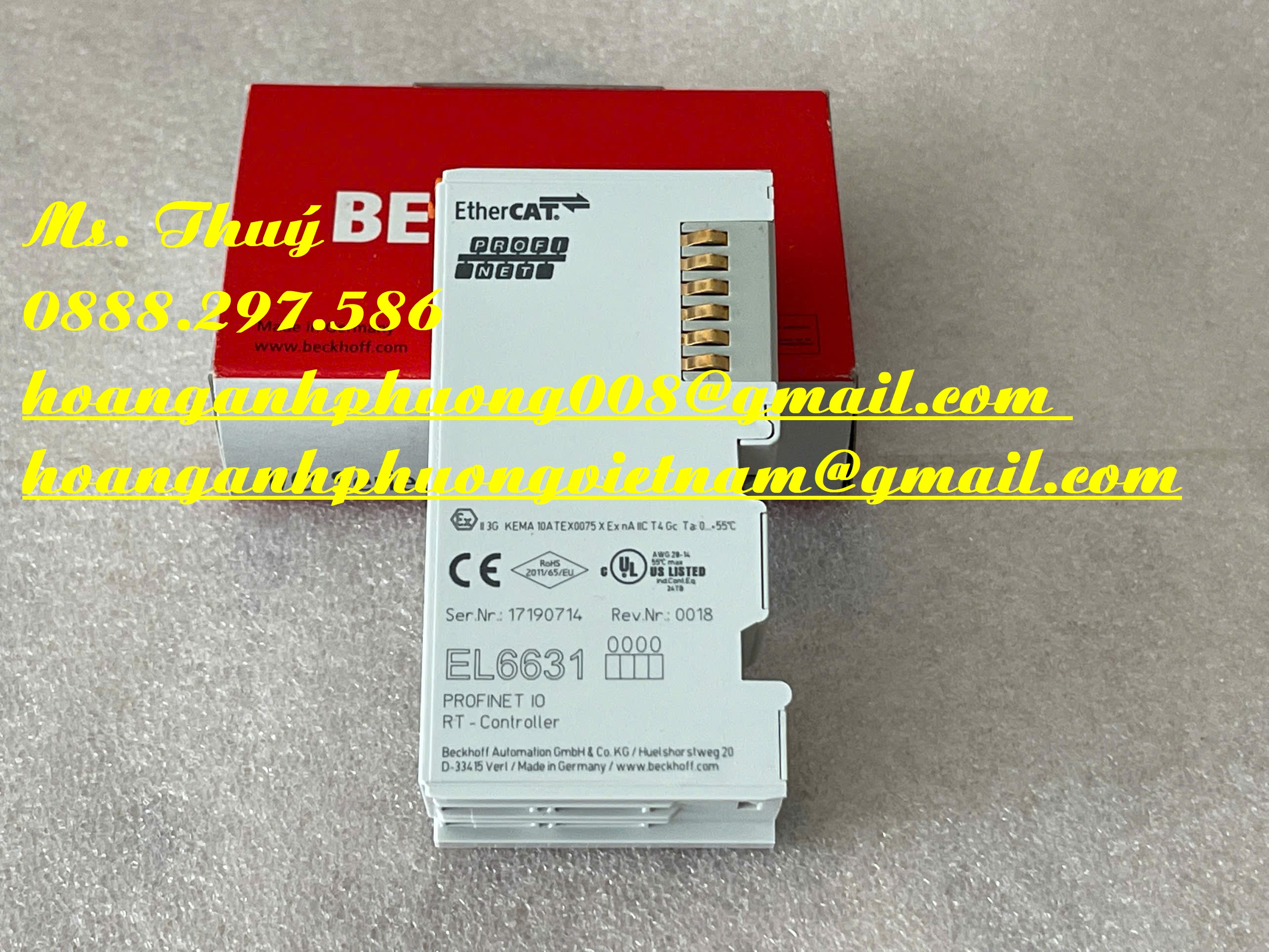 Bộ module nhập khẩu - Beckhoff EL6631 - Xuất xứ Germany