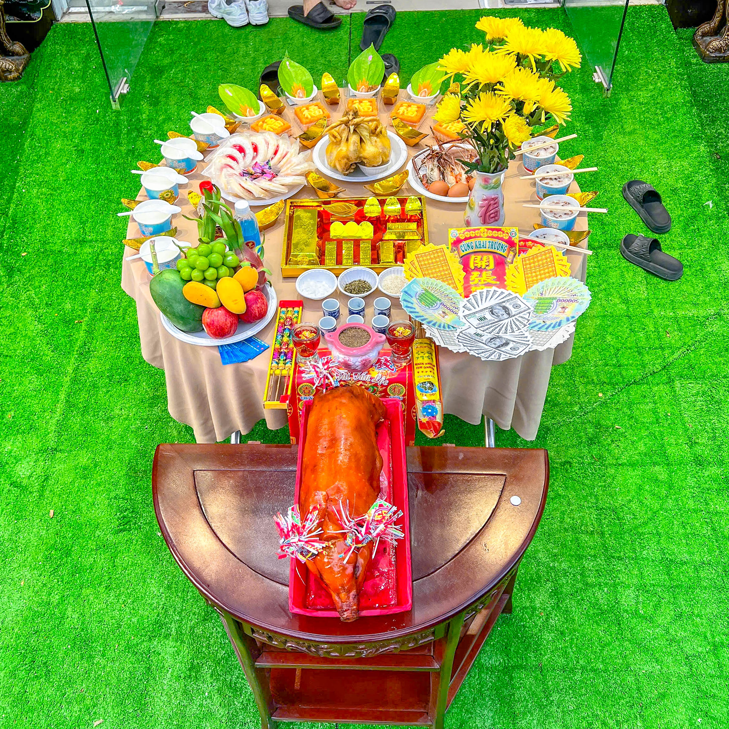 Khai Trương Hồng Phát - Mâm Lễ Tâm Phúc Chuẩn Đẹp