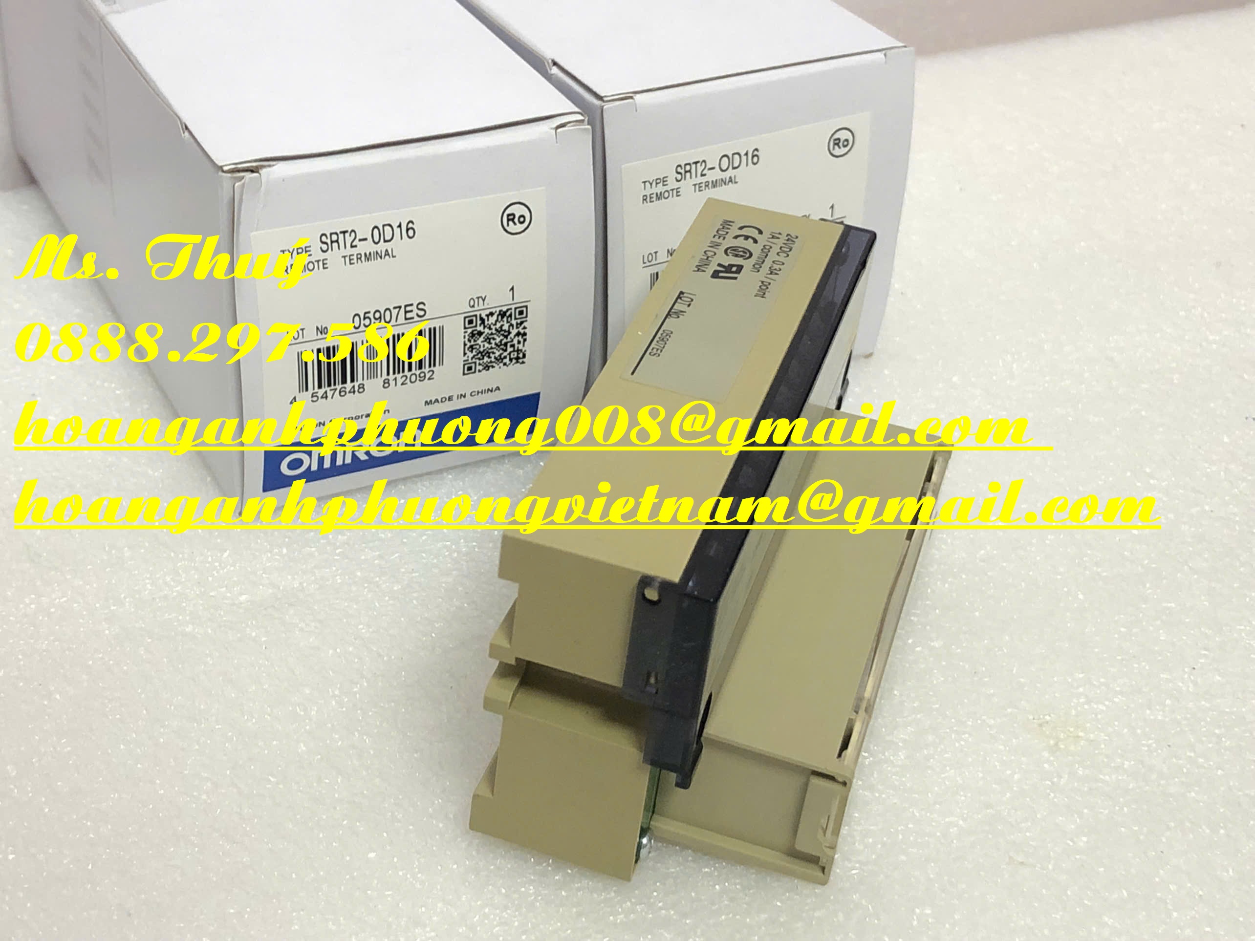 Thiết bị giá tốt - Mô đun Omron SRT2-OD16 - New 100%