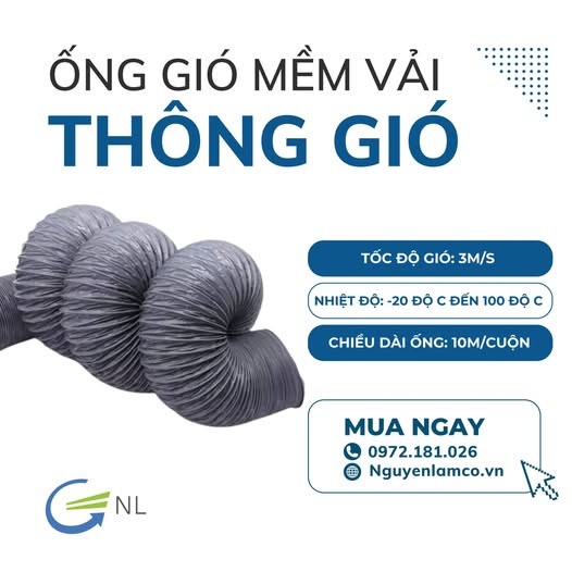 MUA ỐNG GIÓ MỀM VẢI ĐỦ LOẠI ĐA DẠNG KÍCH THƯỚC Ở ĐÂU?