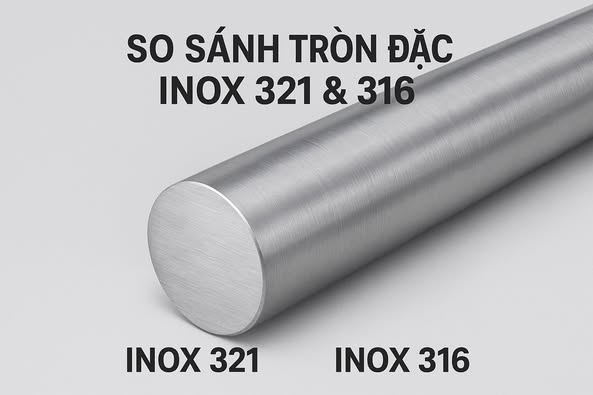 So sánh tròn đặc Inox 321 316