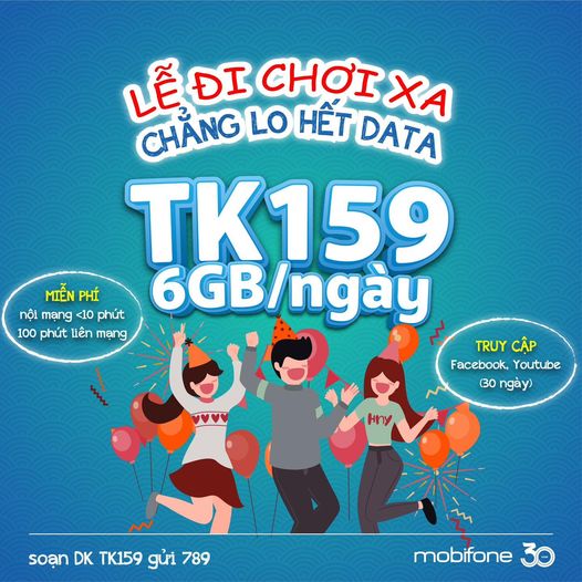 TK159 - DATA NGẬP TRÀN NĂM MỚI RỘN RÀNG