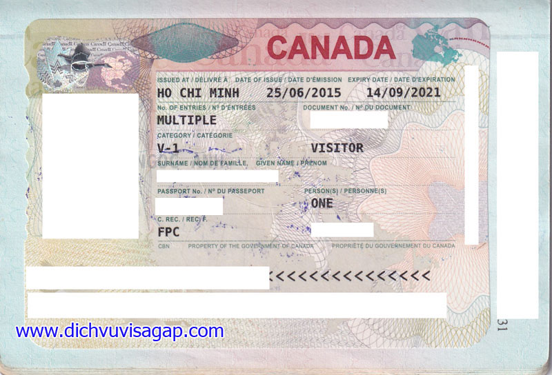 Dịch vụ làm visa Canada diện du lịch tại TPHCM uy tín