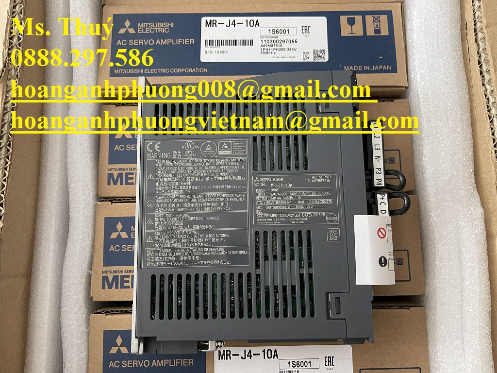 Chuyên phân phối Mitsubishi MR-J4-10A - Servo Driver new 100%