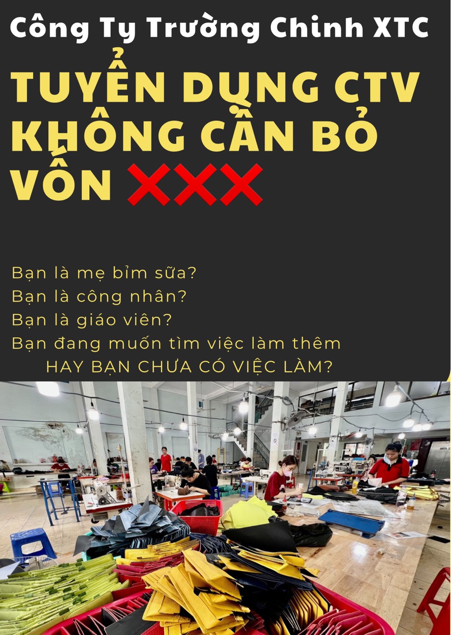 TUYỂN CTV VỐN 0 ĐỒNG TRÊN TOÀN QUỐC